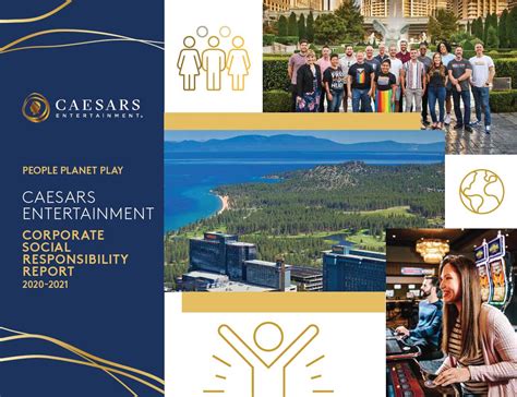 PEOPLE PLANET PLAY CAESARS ENTERTAINMENT ESG .